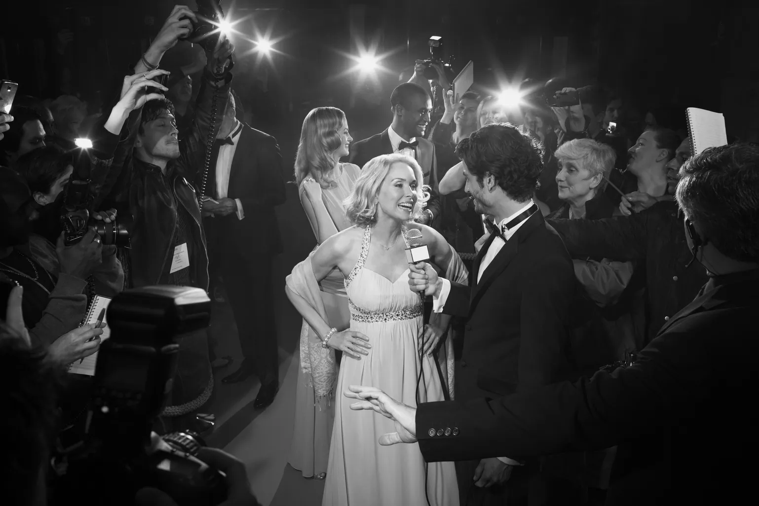 Red carpet interview